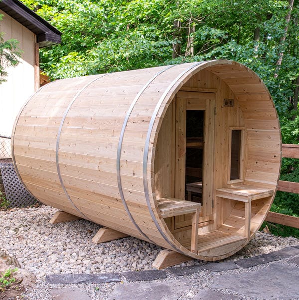 Dundalk LeisureCraft Sauna Dundalk CT Tranquility 6 Person Barrel Sauna CTC2345