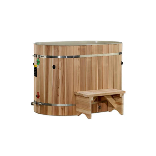 Dynamic Cold Therapy Hot tub Dynamic Cold Therapy (DCT) Oval Barrel Tub (50-P) Pacific Cedar – 3/4 IN-OUT (Without Motor)