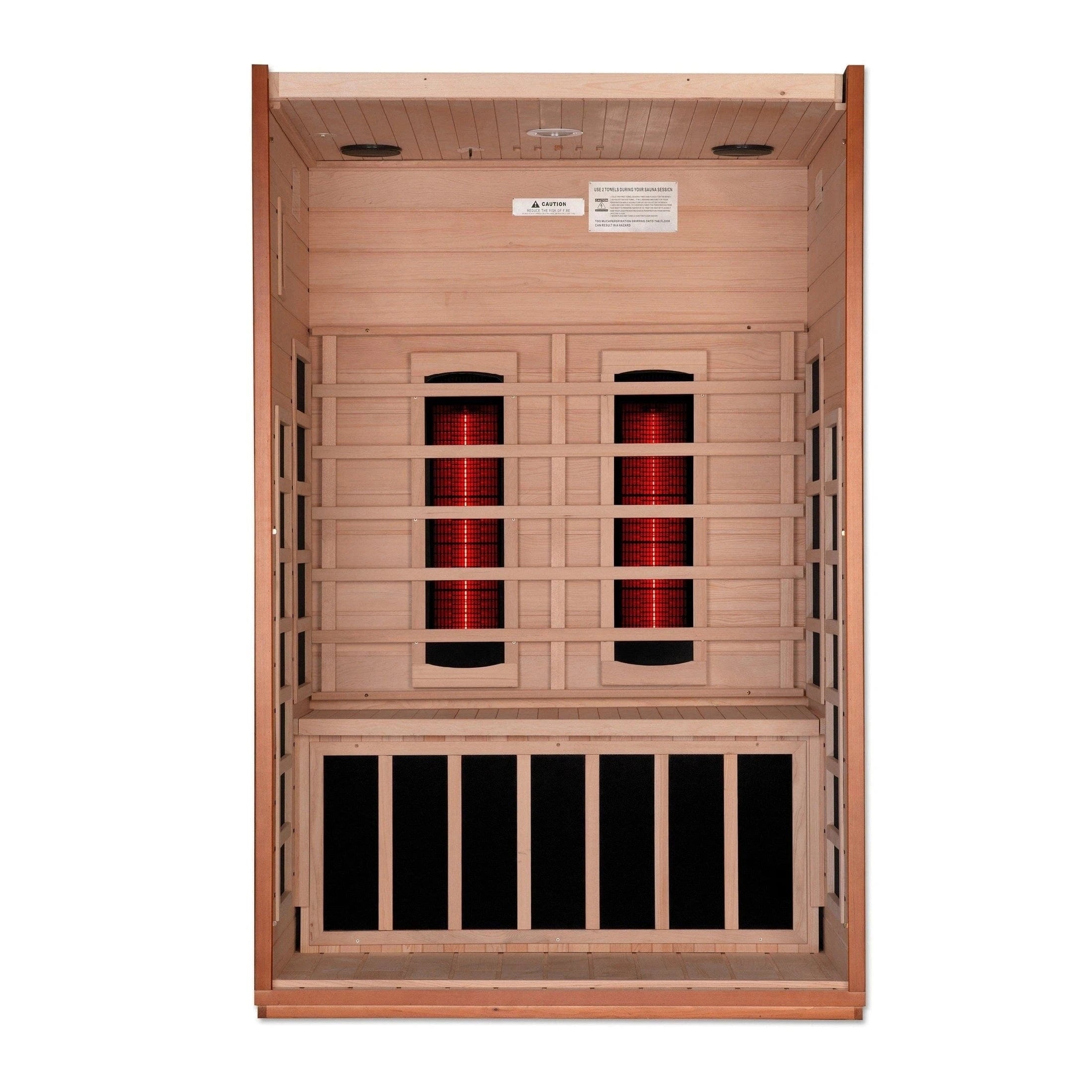 Dynamic Saunas Sauna Dynamic "Cordoba" 2-Person Full Spectrum  Near Zero EMF FAR Infrared Sauna
