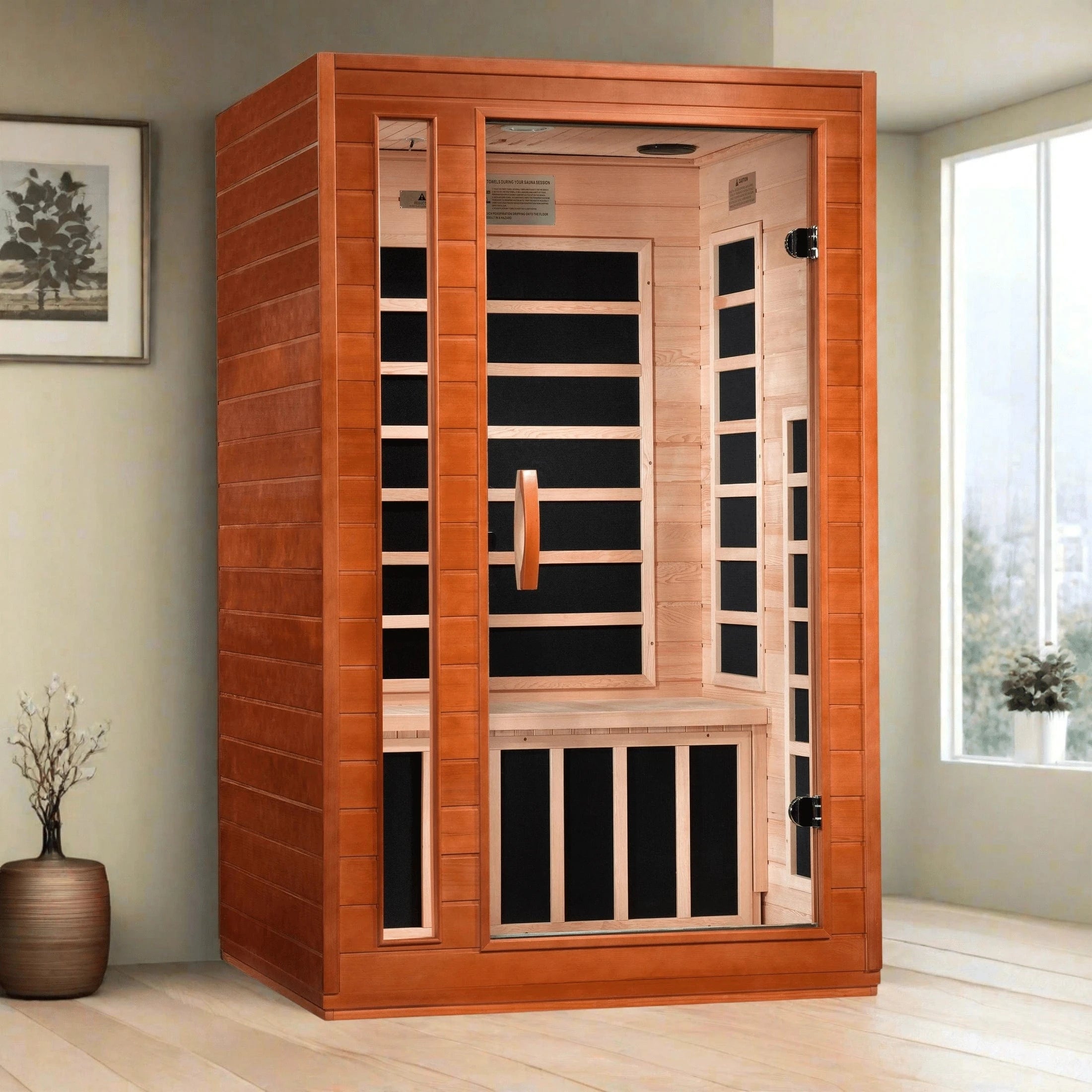 Dynamic Saunas Sauna Dynamic Cordoba Elite 2-person Ultra Low EMF FAR Infrared Sauna