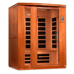 Dynamic Saunas Sauna Dynamic "Lugano" 3-person Low EMF FAR Infrared Sauna DYN-6336-02