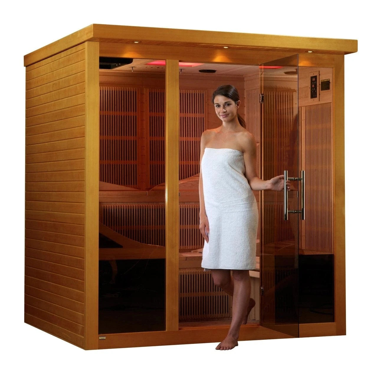 Dynamic Saunas Sauna Dynamic Monaco 6-person Ultra Low EMF FAR Infrared Sauna