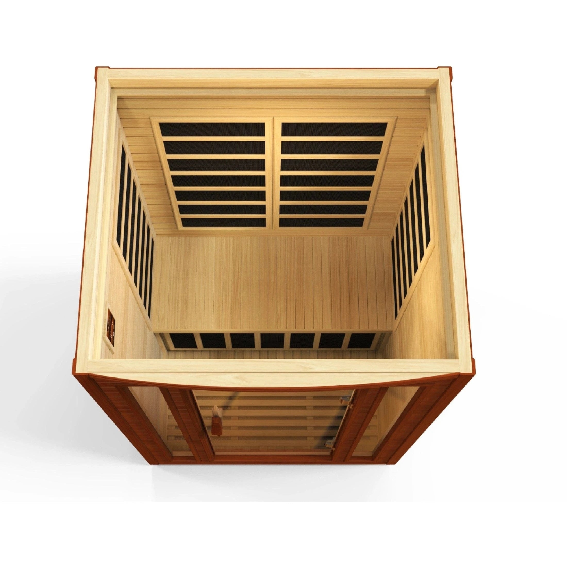 Dynamic Saunas Sauna Dynamic "San Marino" 2-person Low EMF FAR Infrared Sauna DYN-6210-01