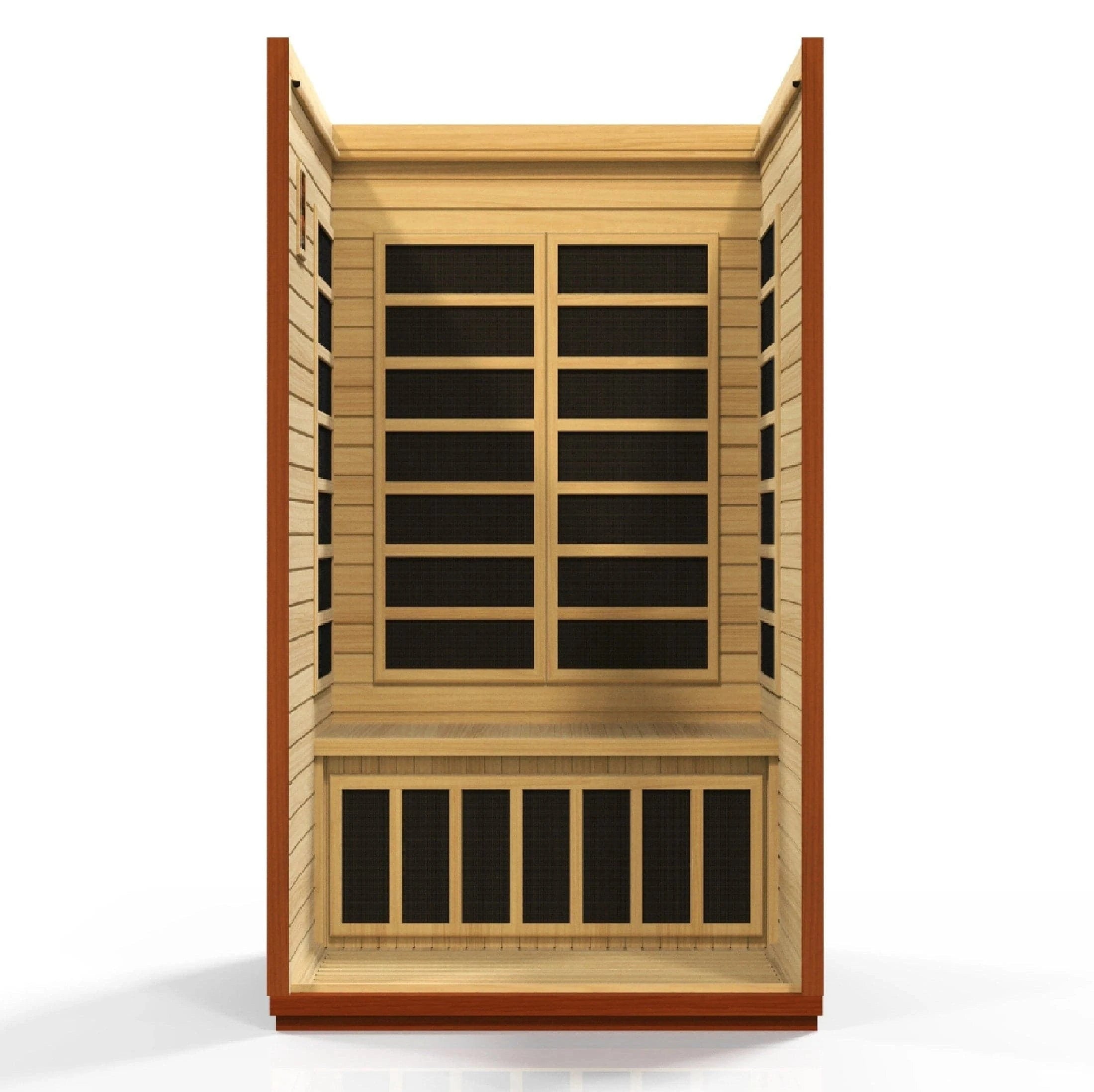 Dynamic Saunas Sauna Dynamic "San Marino" 2-person Low EMF FAR Infrared Sauna DYN-6210-01