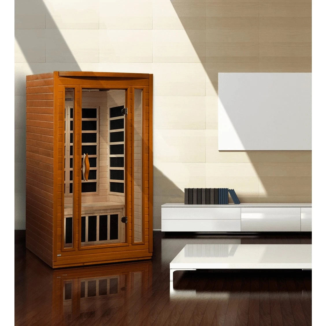 Dynamic Saunas Sauna Dynamic "San Marino" 2-person Low EMF FAR Infrared Sauna DYN-6210-01