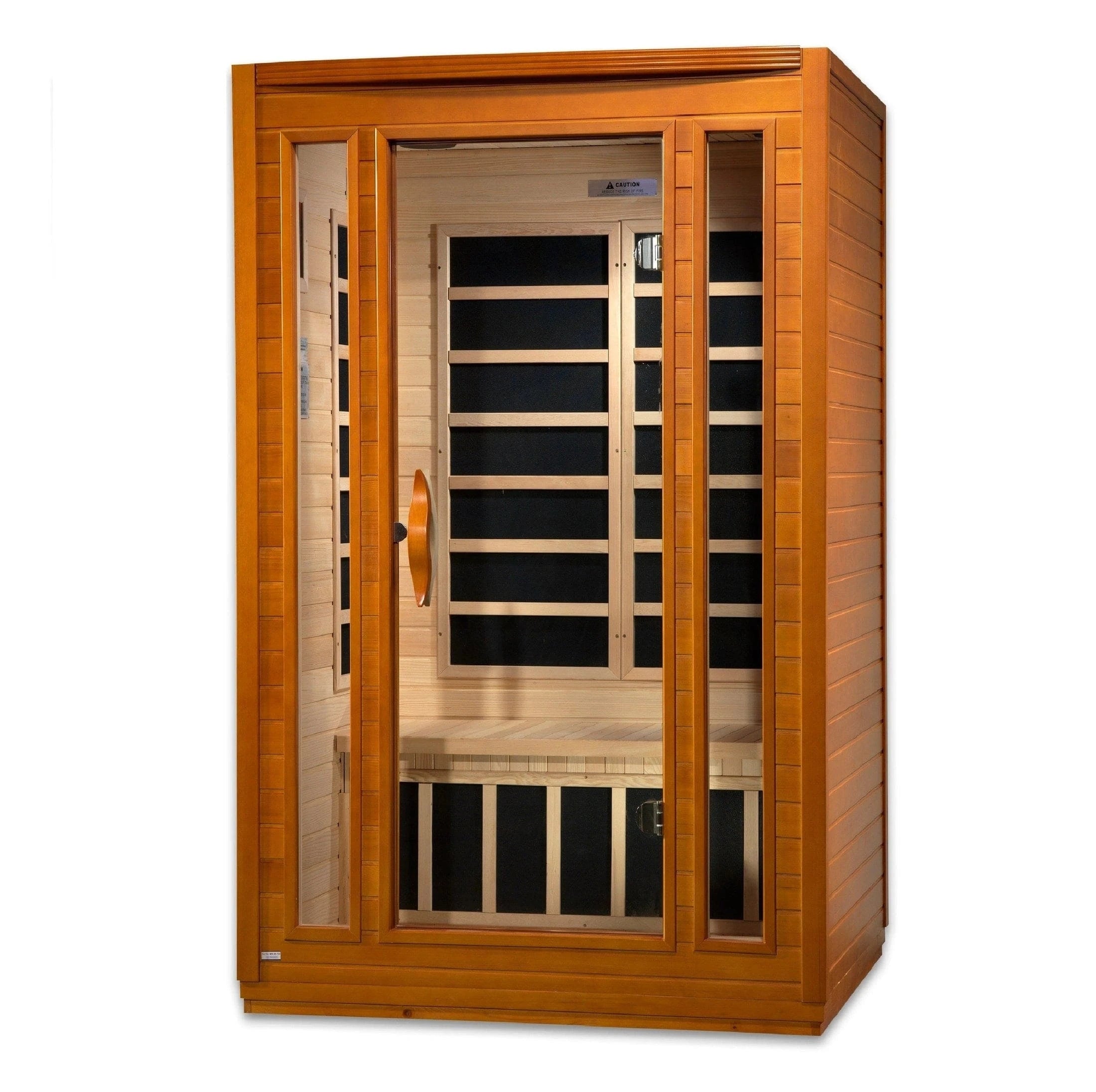 Dynamic Saunas Sauna Dynamic "San Marino" 2-person Low EMF FAR Infrared Sauna DYN-6210-01