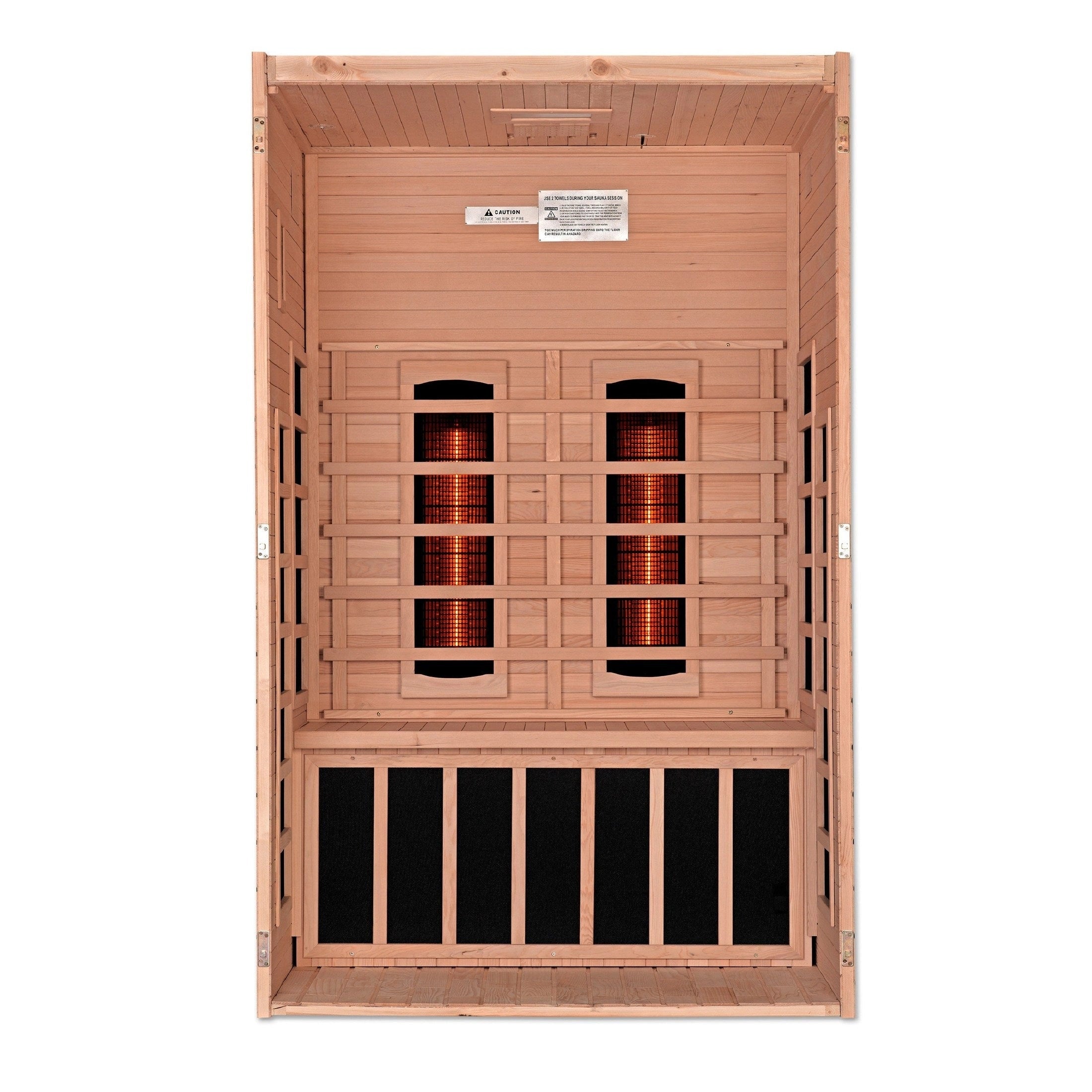 Dynamic Saunas Sauna Dynamic "Santiago" 2-person Full Spectrum Near Zero EMF FAR Infrared Sauna DYN-6209-03 FS