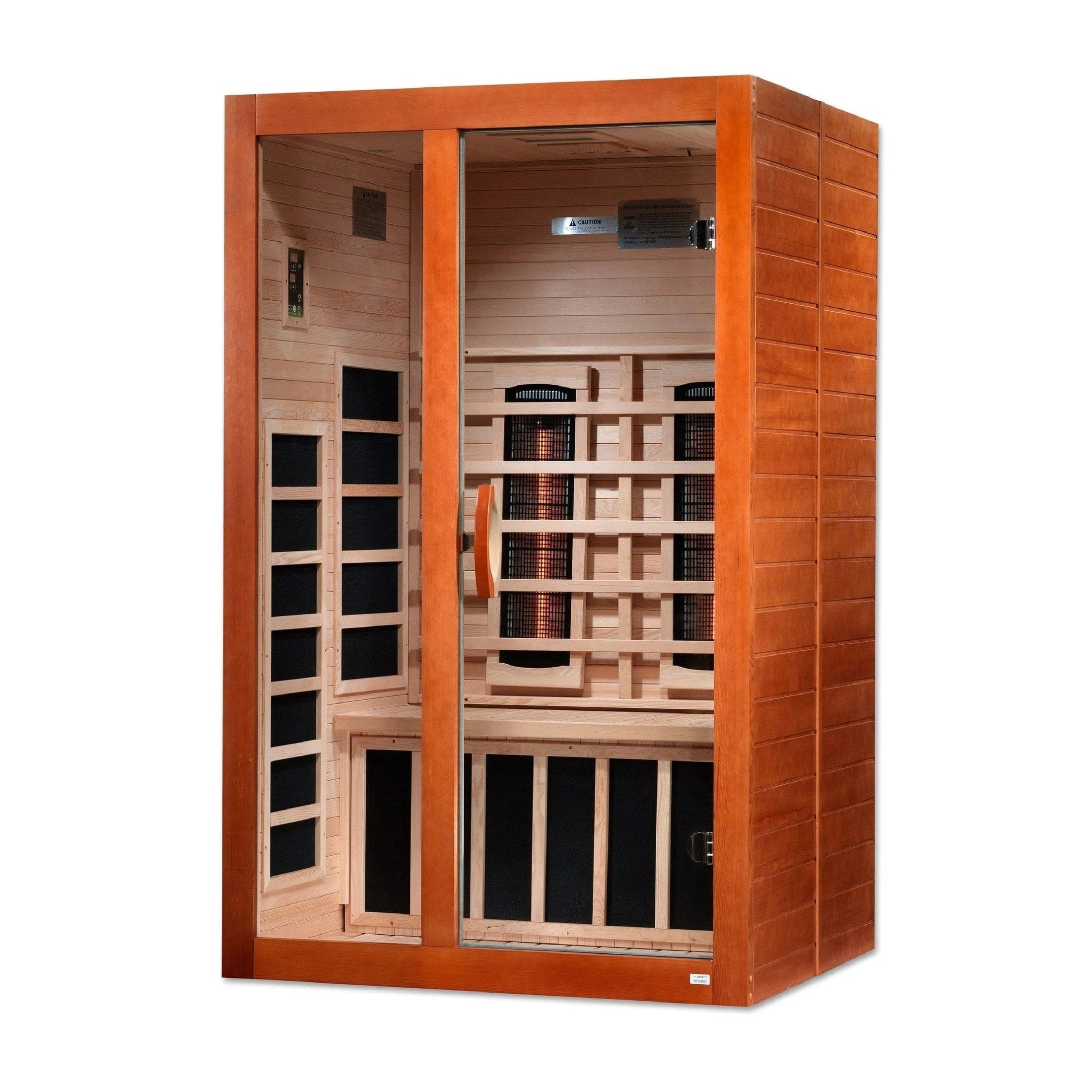 Dynamic Saunas Sauna Dynamic "Santiago" 2-person Full Spectrum Near Zero EMF FAR Infrared Sauna DYN-6209-03 FS