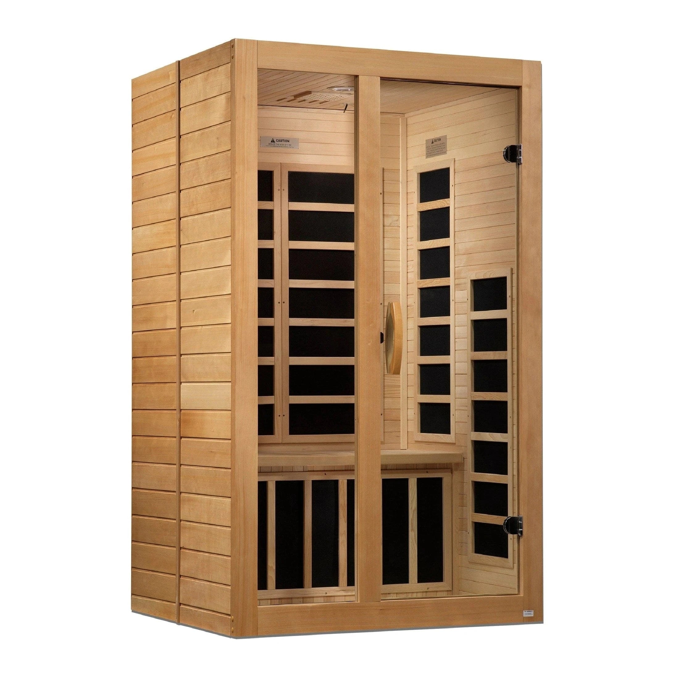 Dynamic Saunas Sauna Dynamic "Santiago" 2-person Low EMF FAR Infrared Sauna DYN-6209-01