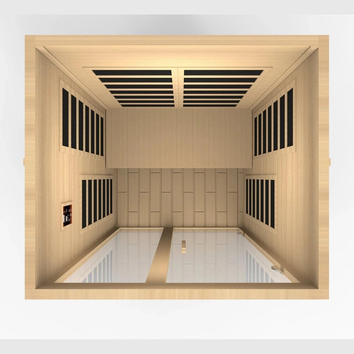 Dynamic Saunas Sauna Dynamic "Santiago" 2-person Low EMF FAR Infrared Sauna DYN-6209-01