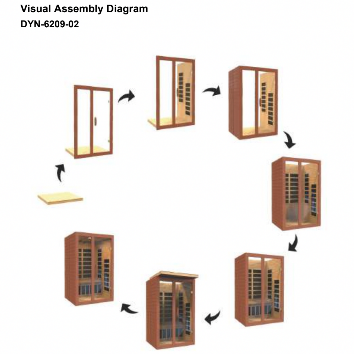 Dynamic Saunas Sauna Dynamic Santiago Elite 2-person Ultra Low EMF FAR Infrared Sauna - DYN-6209-02 Elite