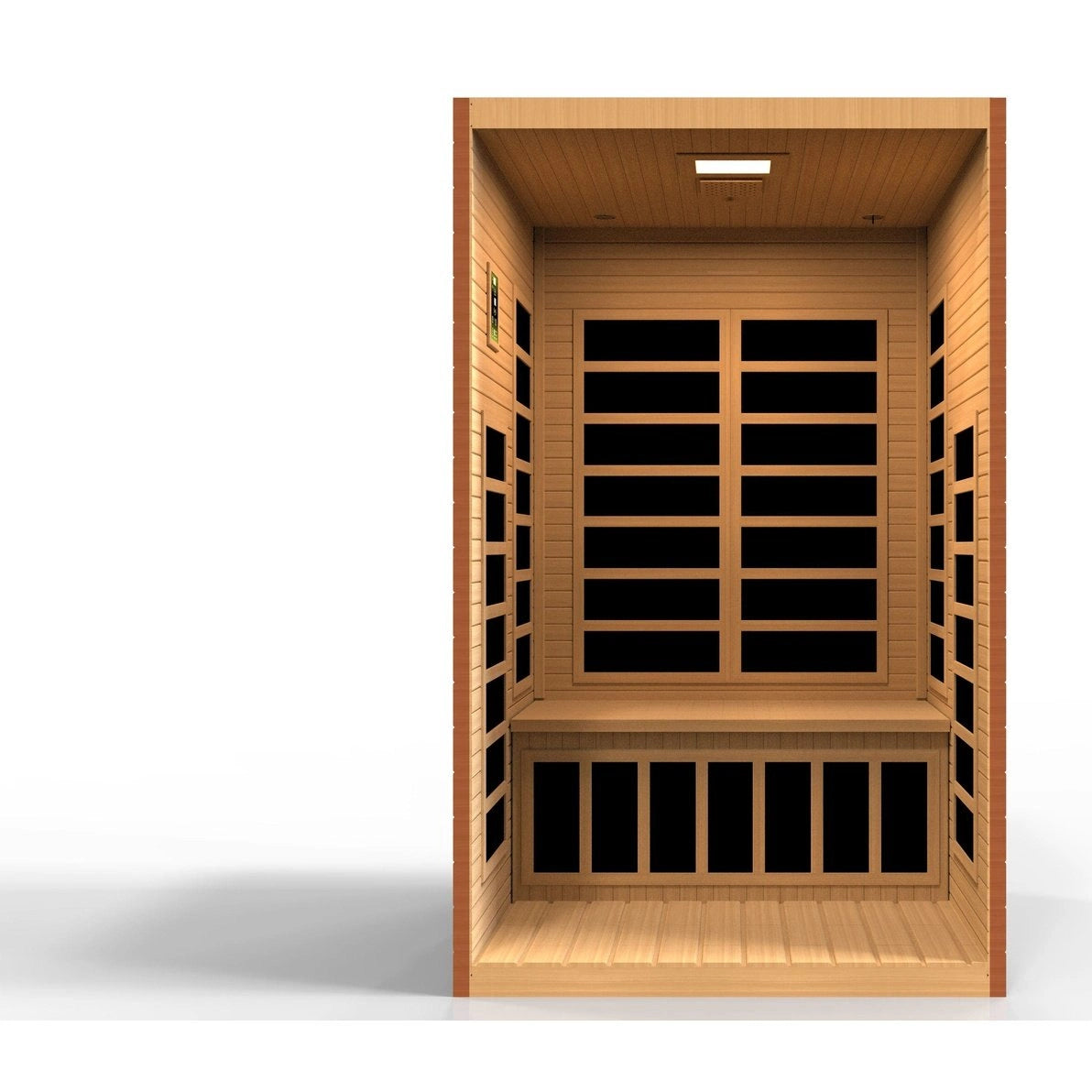 Dynamic Saunas Sauna Dynamic Santiago Elite 2-person Ultra Low EMF FAR Infrared Sauna - DYN-6209-02 Elite