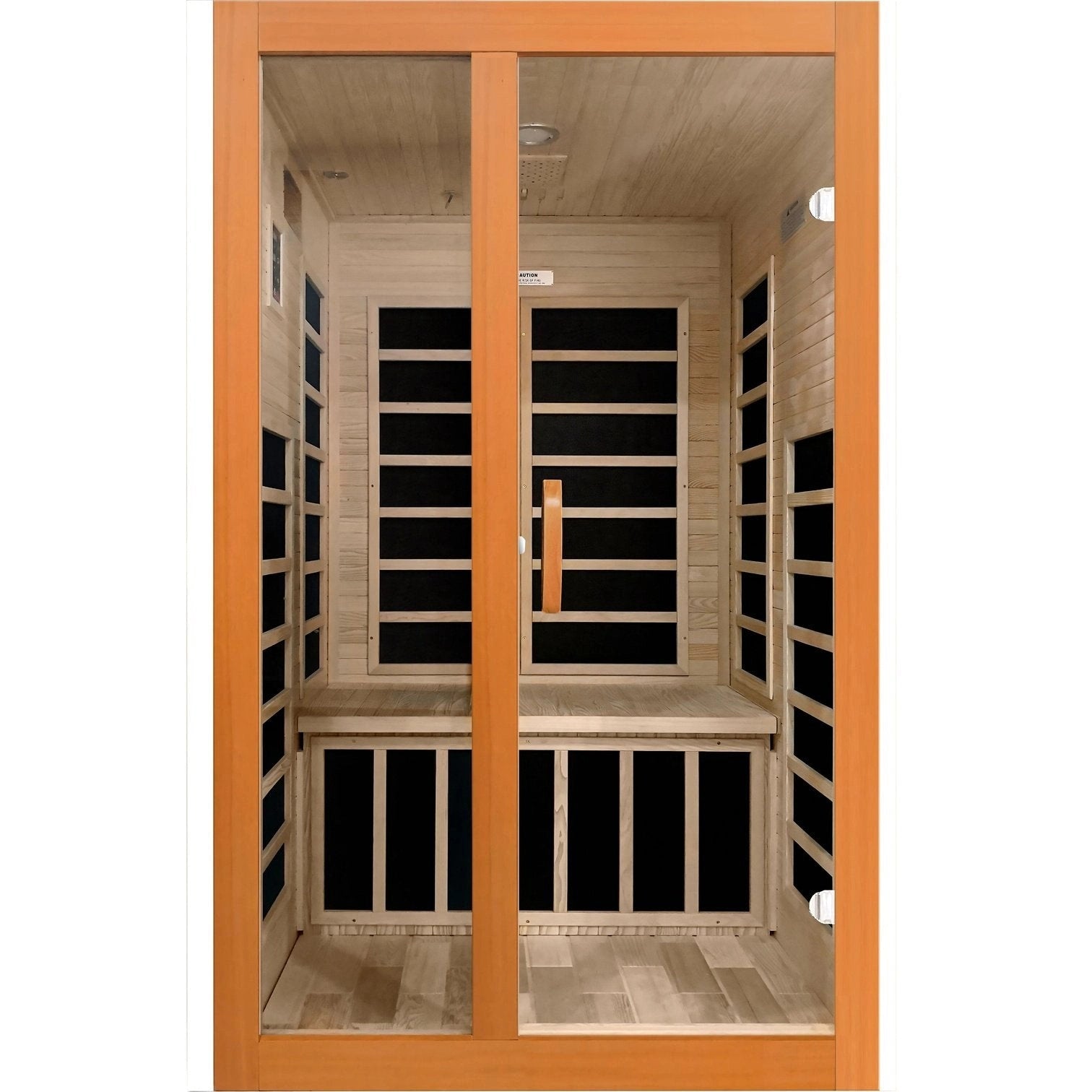 Dynamic Saunas Sauna Dynamic Santiago Elite 2-person Ultra Low EMF FAR Infrared Sauna - DYN-6209-02 Elite