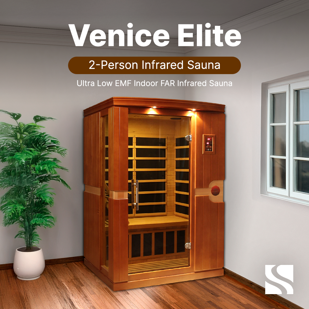 Dynamic Saunas Sauna Dynamic Venice Elite 2-person Ultra Low EMF FAR Infrared Sauna - DYN-6210-01 Elite