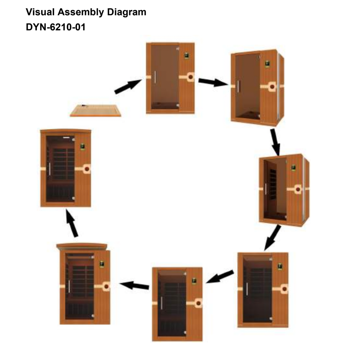 Dynamic Saunas Sauna Dynamic Venice Elite 2-person Ultra Low EMF FAR Infrared Sauna - DYN-6210-01 Elite