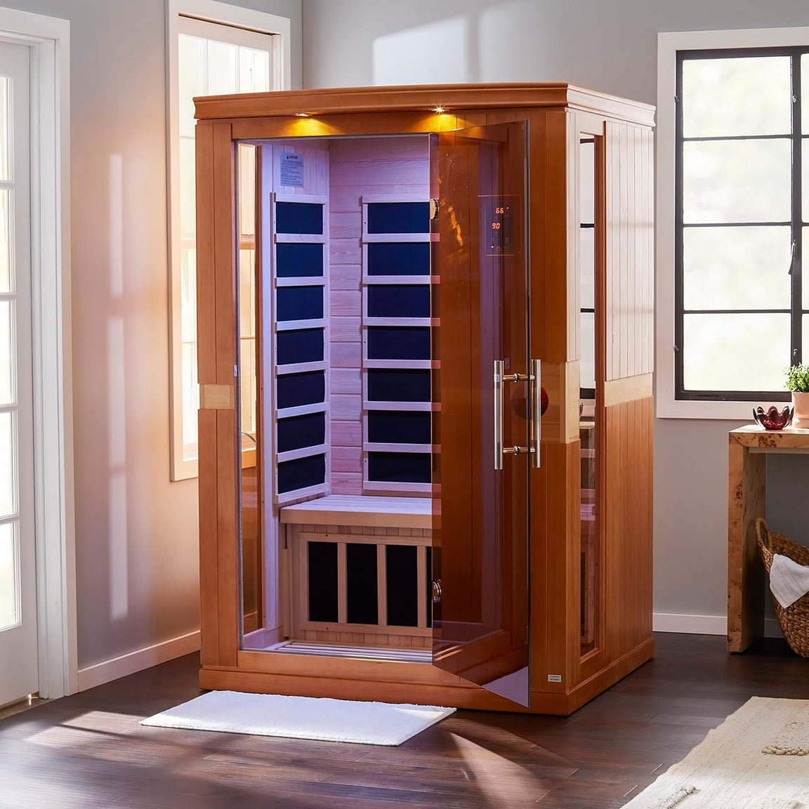 Dynamic Saunas Sauna Dynamic Venice Elite 2-person Ultra Low EMF FAR Infrared Sauna - DYN-6210-01 Elite
