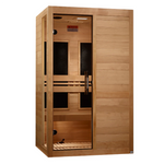 Dynamic Saunas Sauna New 2026 Model Dynamic “Lucca” 2 Person Low EMF FAR Infrared Sauna DYN-6215-05