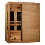 Dynamic Saunas Sauna New 2026 Model Dynamic “Toscana” 3 Person Low EMF FAR Infrared Sauna DYN-6315-05