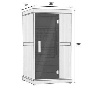 Finnmark Saunas Sauna Finnmark FD-1 Full Spectrum 1-Person Infrared Sauna