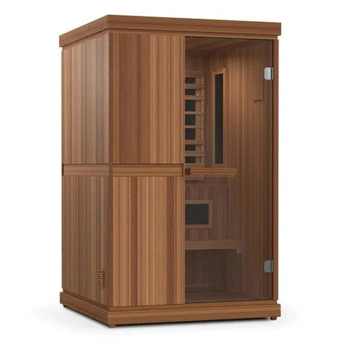 Finnmark Saunas Sauna Finnmark FD-4 Trinity Infrared and Traditional 2-Person Hybrid Sauna