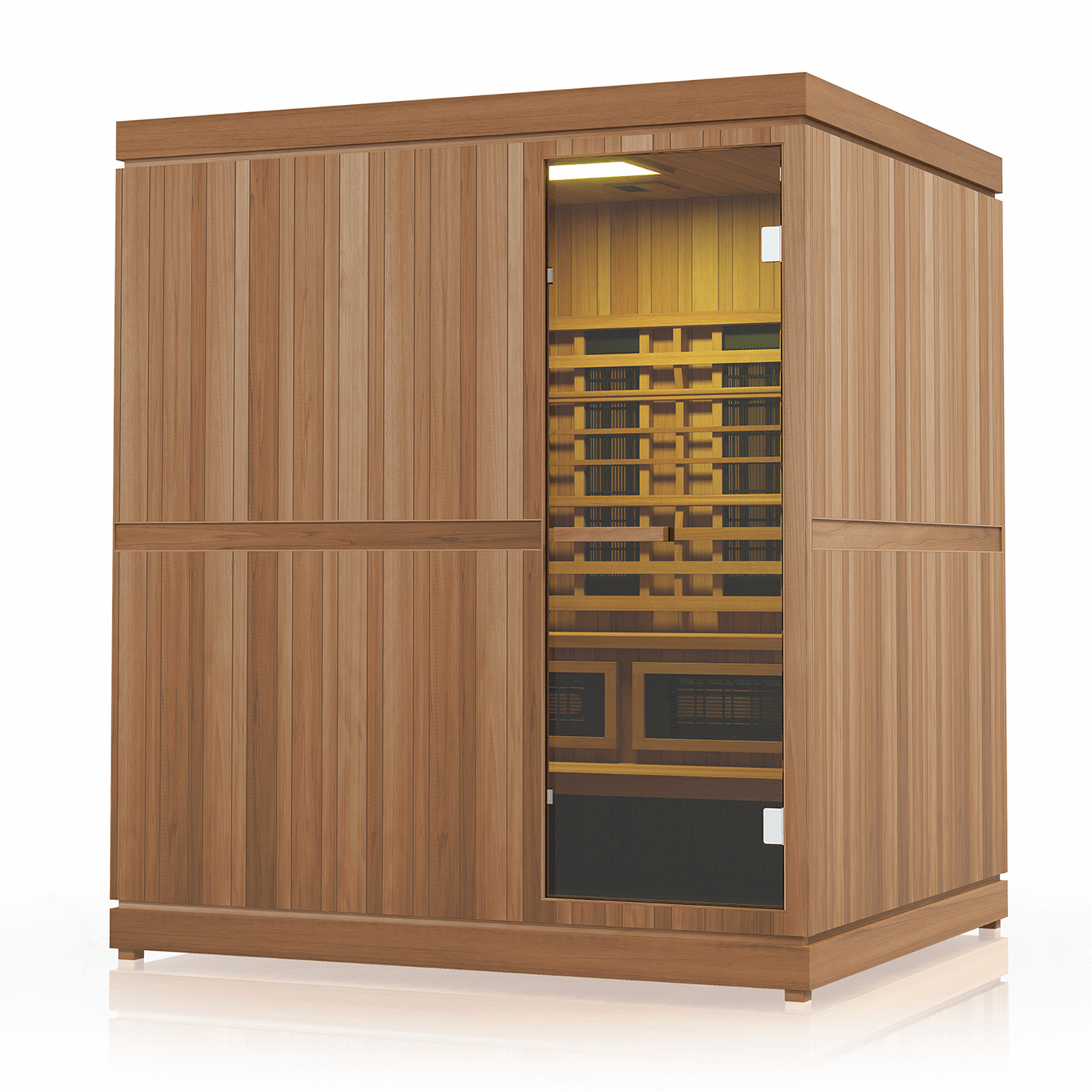 Finnmark Saunas Sauna Finnmark FD-5 Trinity XL Infrared and Traditional 4-Person Hybrid Sauna