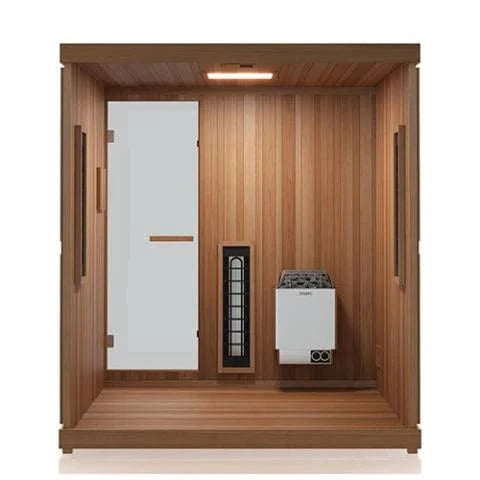 Finnmark Saunas Sauna Finnmark FD-5 Trinity XL Infrared and Traditional 4-Person Hybrid Sauna