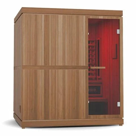 Finnmark Saunas Sauna Finnmark FD-5 Trinity XL Infrared and Traditional 4-Person Hybrid Sauna