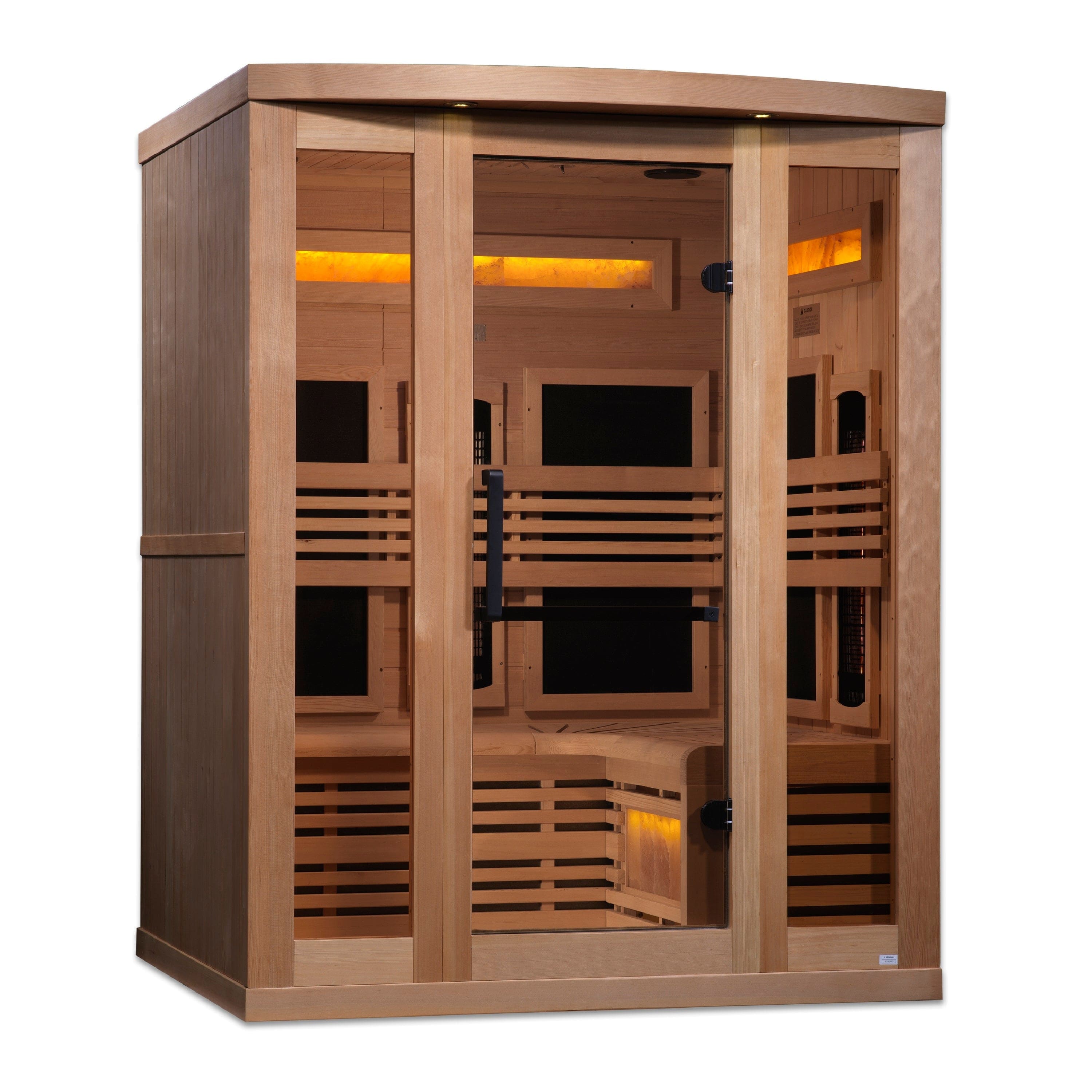 Golden Designs Golden Designs 3-Person Reserve Edition GDI-8230-01 Full Spectrum with Himalayan Salt Bar