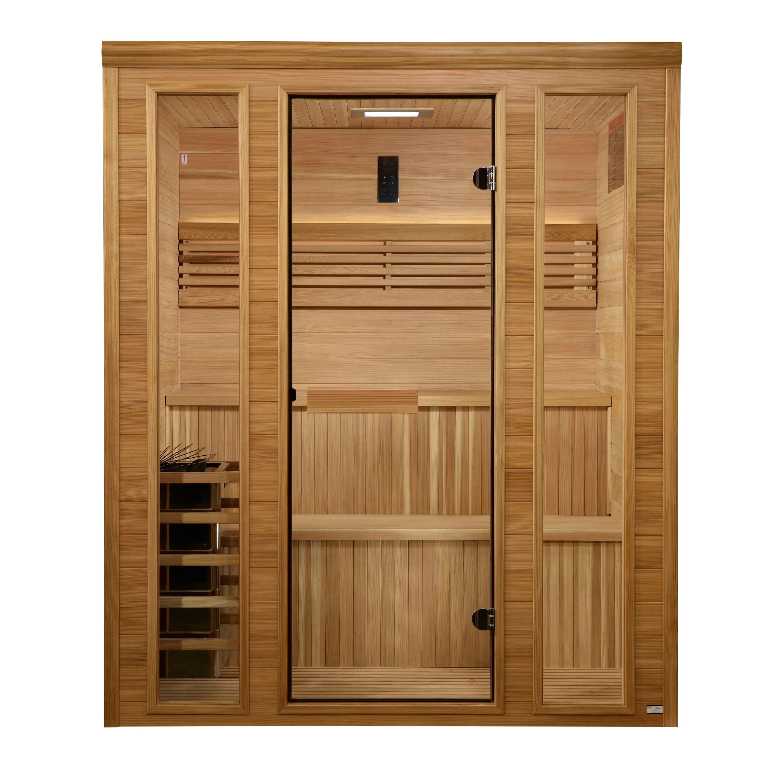 Golden Designs Sauna Golden Designs 2025 "Engelberg Edition" 6 Person Traditional Steam Sauna (GDI-7060-01)