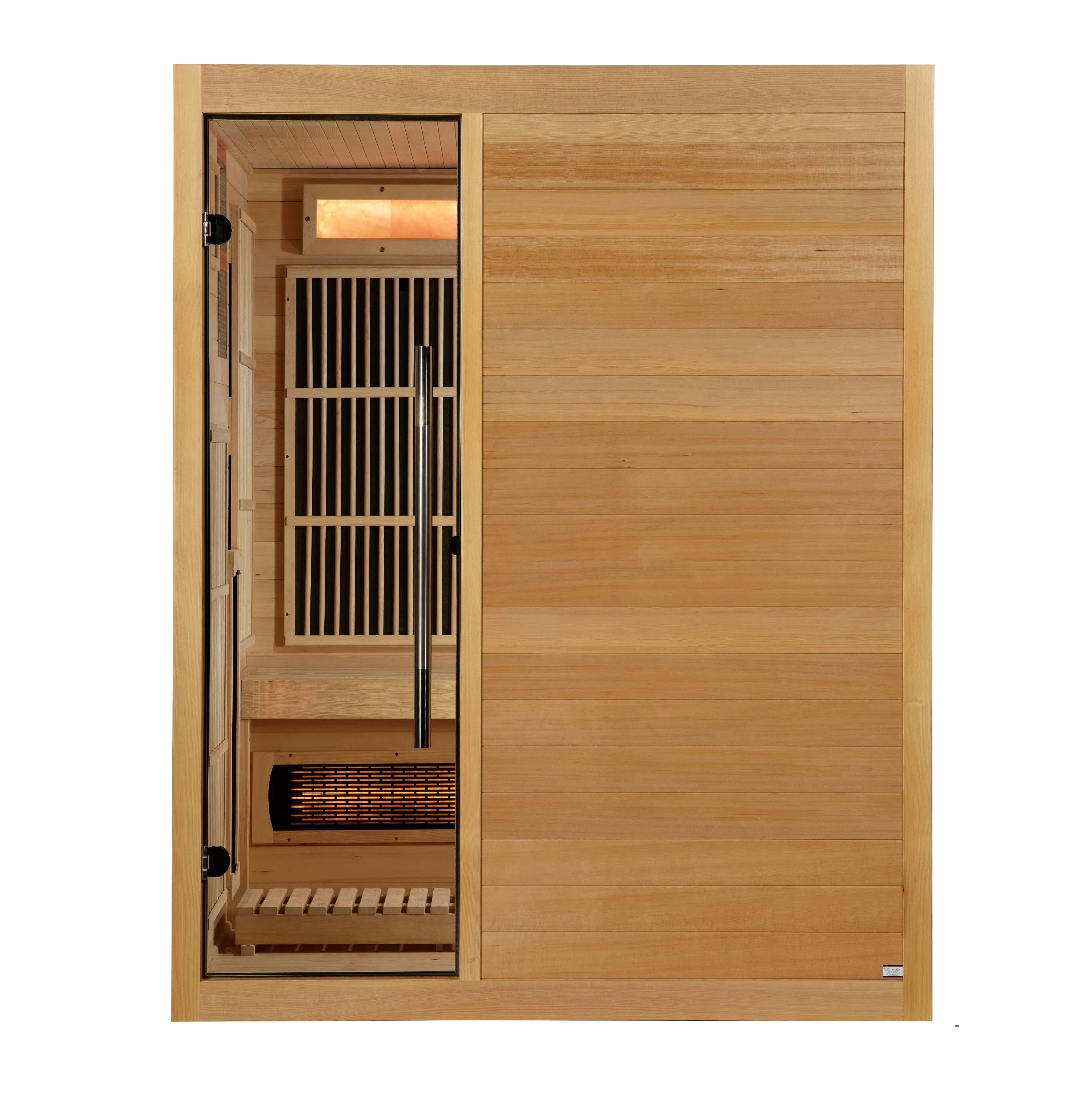 Golden Designs Sauna Golden Designs 2025 Soria GDI-8330-01 3 Person Hybrid Indoor Sauna.