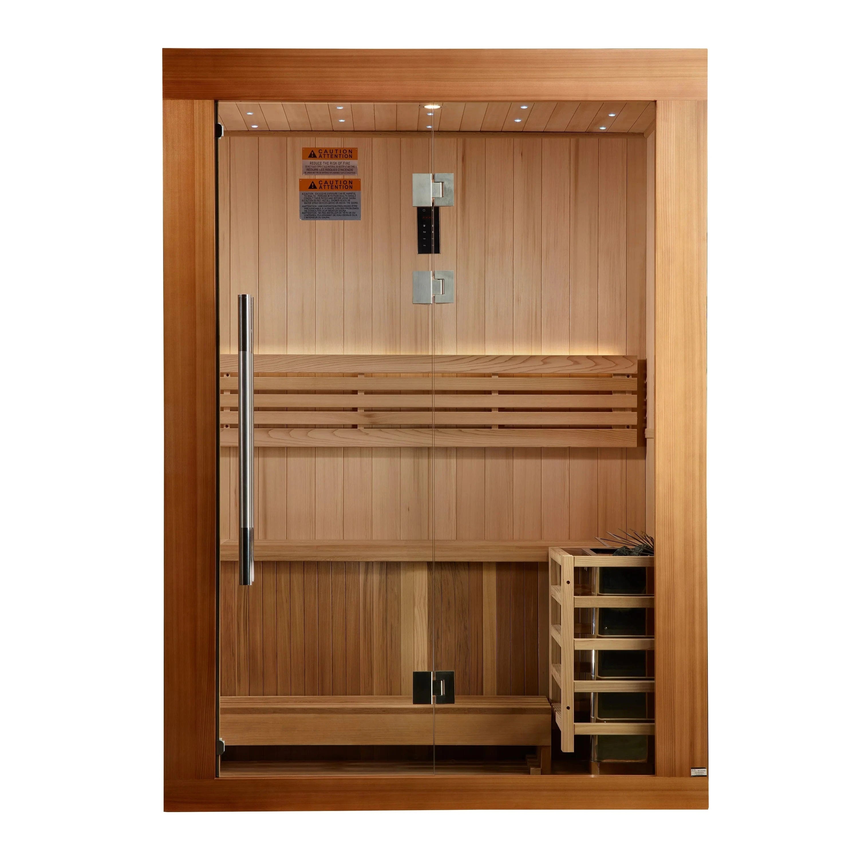 Golden Designs Sauna Golden Designs 2025 "Sundsvall Edition" 2 Person Traditional Sauna