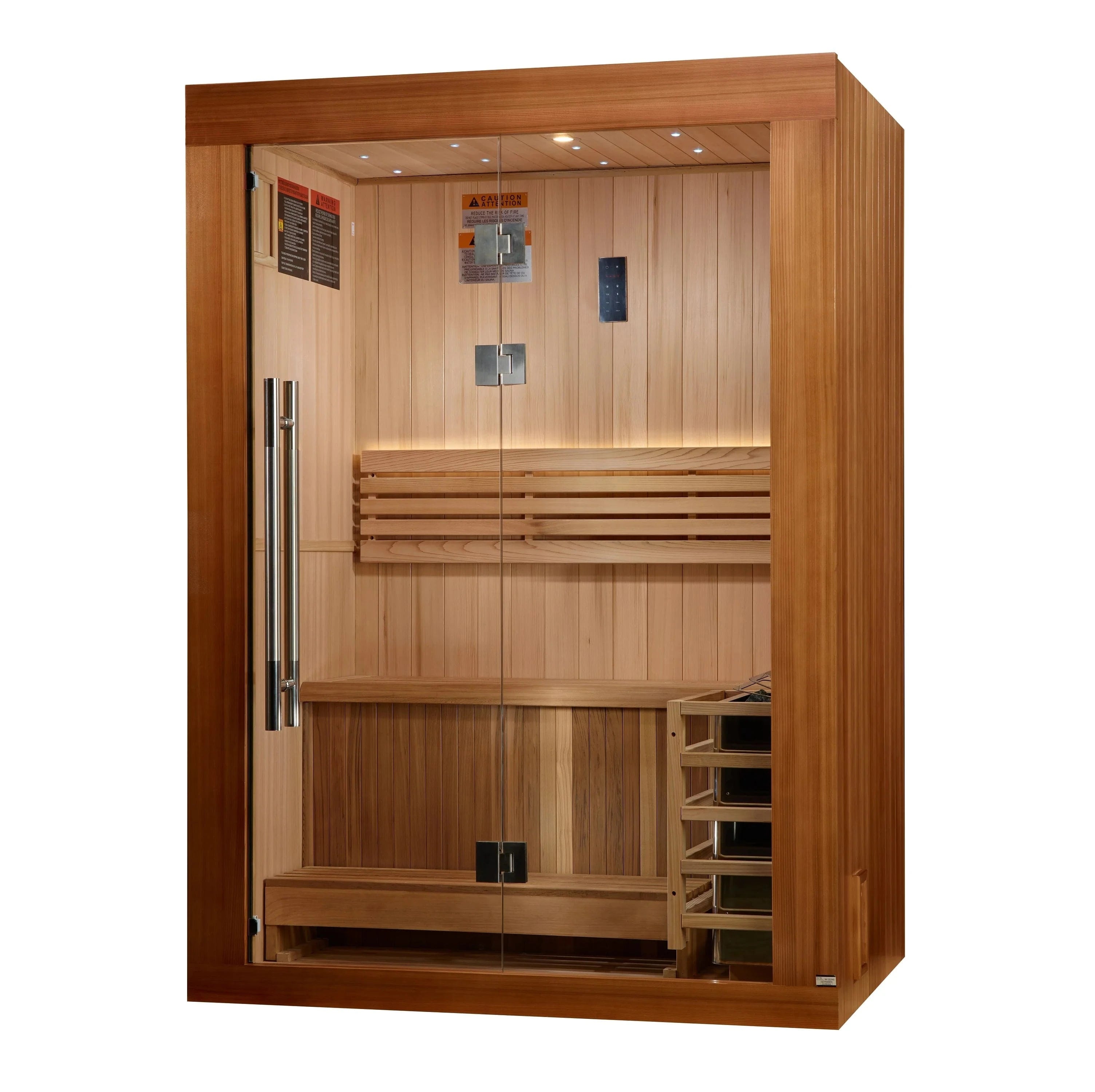 Golden Designs Sauna Golden Designs 2025 "Sundsvall Edition" 2 Person Traditional Sauna