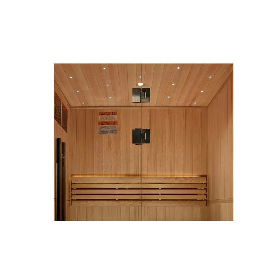 Golden Designs Sauna Golden Designs 2025 "Sundsvall Edition" 2 Person Traditional Sauna