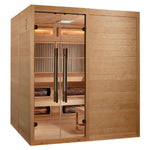Golden Designs Sauna Golden Designs 2025 Toledo GDI-8360-01 6 Person Hybrid Indoor Sauna.