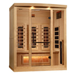 Golden Designs Sauna Golden Designs 3-Person 2025 Reserve Edition GDI-8030-03 Full Spectrum with Himalayan Salt Bar