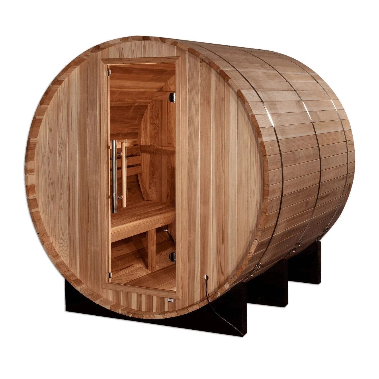 Golden Designs Sauna Golden Designs "Arosa" 4 Person Barrel Traditional Sauna GDI-B004-01