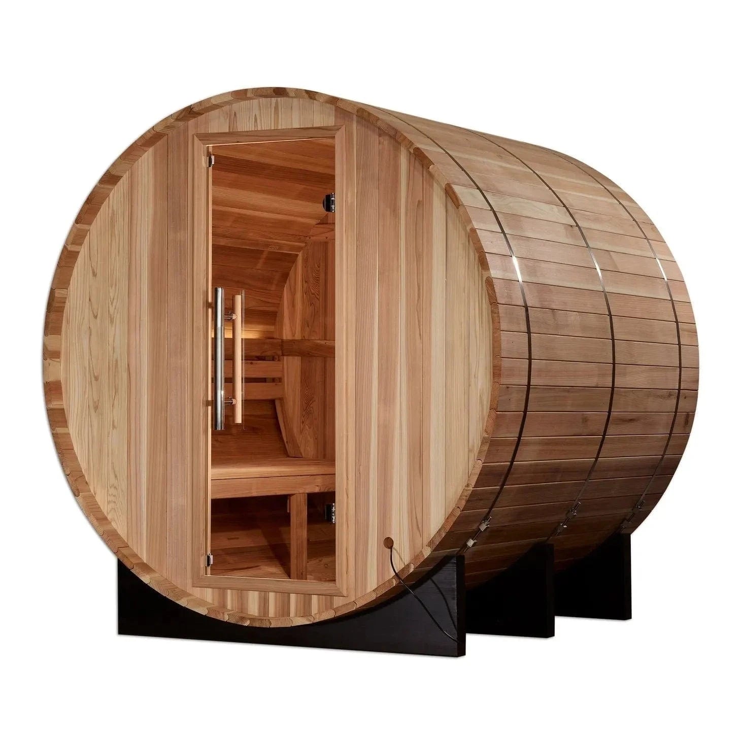 Golden Designs Sauna Golden Designs "Arosa" 4 Person Barrel Traditional Sauna GDI-B004-01