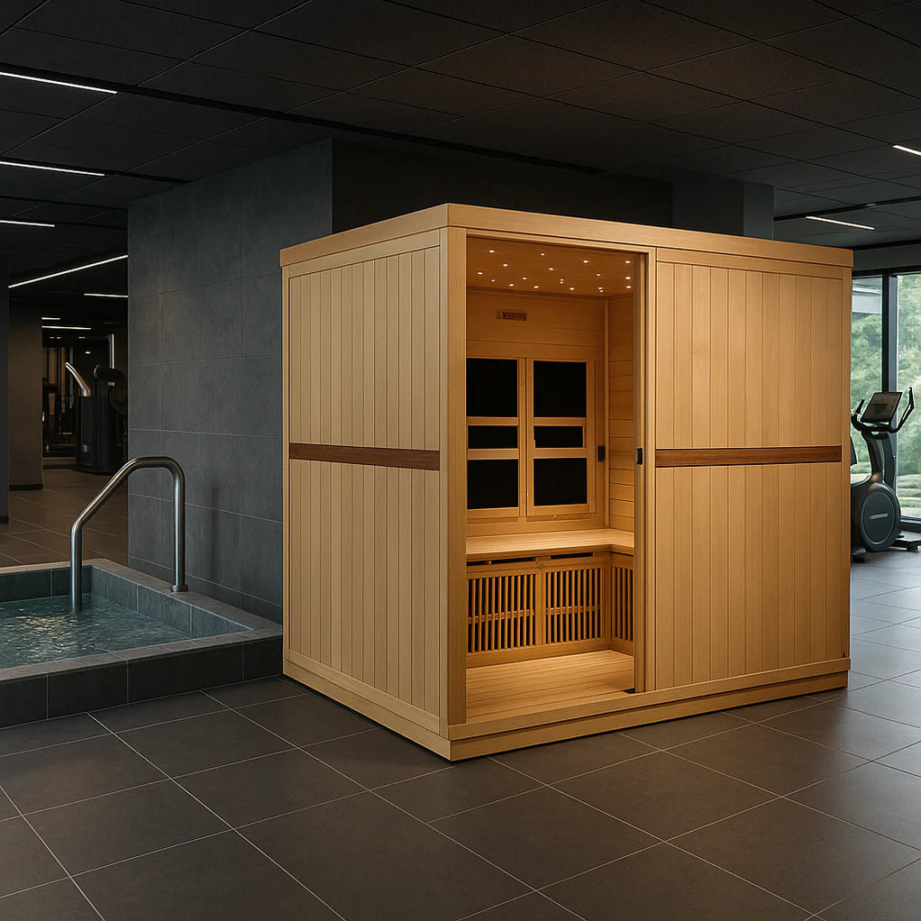 Golden Designs Sauna Golden Designs Catalonia 8-person Full Spectrum Near Zero EMF FAR Infrared ADA Sauna GDI-6880-02