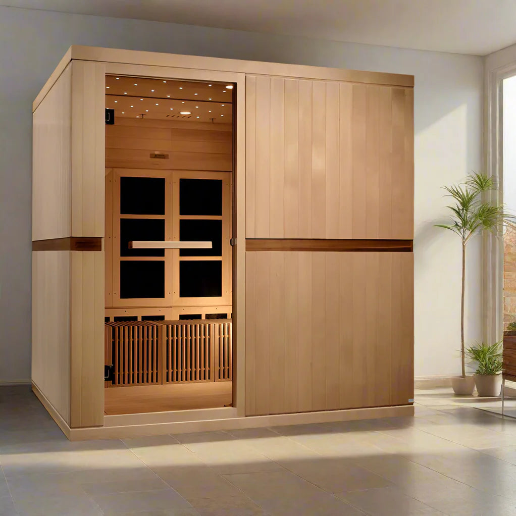 Golden Designs Sauna Golden Designs Catalonia 8-person Full Spectrum Near Zero EMF FAR Infrared ADA Sauna GDI-6880-02