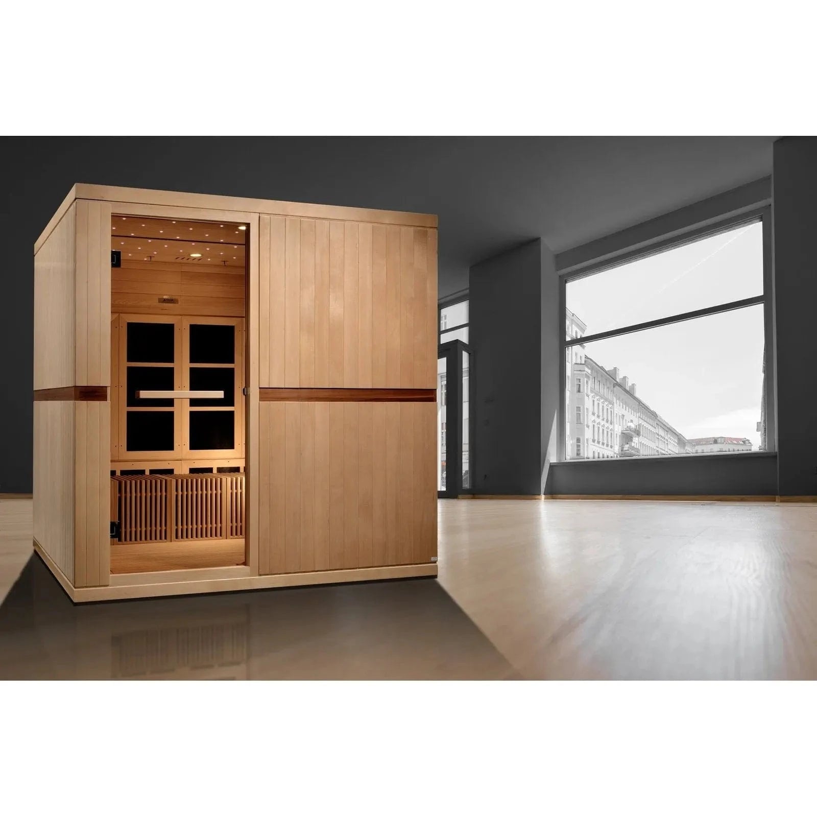 Golden Designs Sauna Golden Designs Catalonia 8-person Full Spectrum Near Zero EMF FAR Infrared ADA Sauna GDI-6880-02