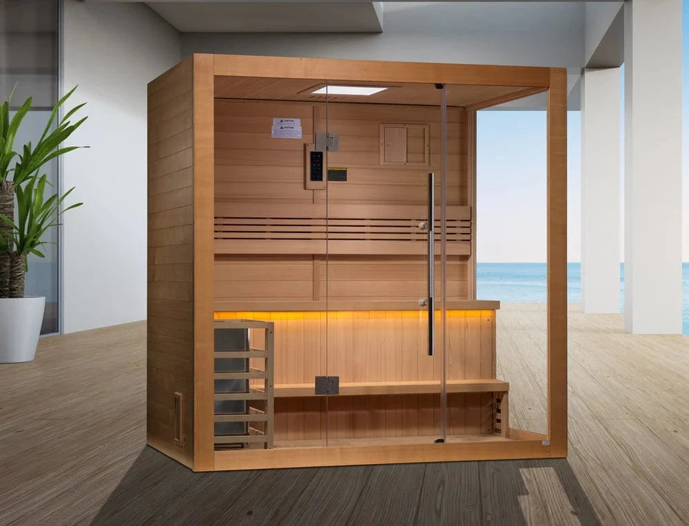 Golden Designs Sauna Golden Designs "Forssa Edition" 3 Person Indoor Traditional Sauna GDI-7203-01