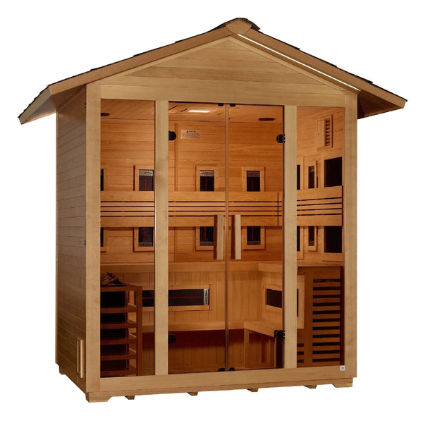 Golden Designs Sauna Golden Designs "Gargellen" 5 Person Hybrid Outdoor Sauna GDI-8125-01