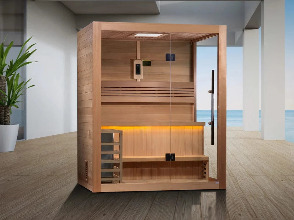 Golden Designs Sauna Golden Designs "Hanko Edition" 2 Person Indoor Traditional Sauna GDI-7202-01