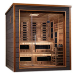 Golden Designs Sauna Golden Designs Karlstad 6 Person Hybrid Outdoor Sauna GDI-8226-01