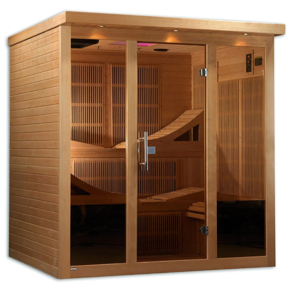 Golden Designs Sauna Golden Designs "Monaco" 6-person PureTech™ Near Zero EMF FAR Infrared Sauna