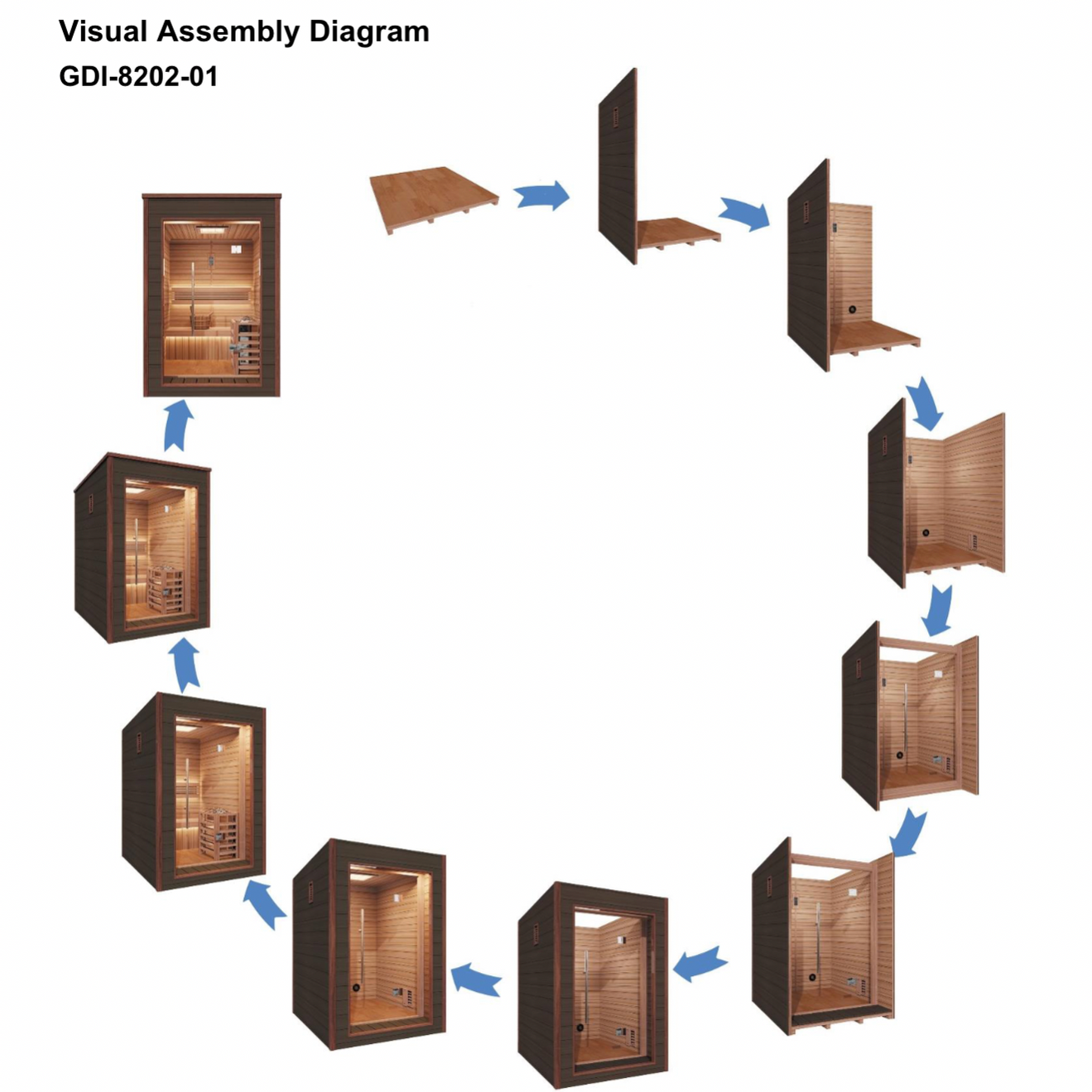 Golden Designs Sauna Golden Designs Narvik 2 Person Outdoor Traditional Sauna GDI-8202-01
