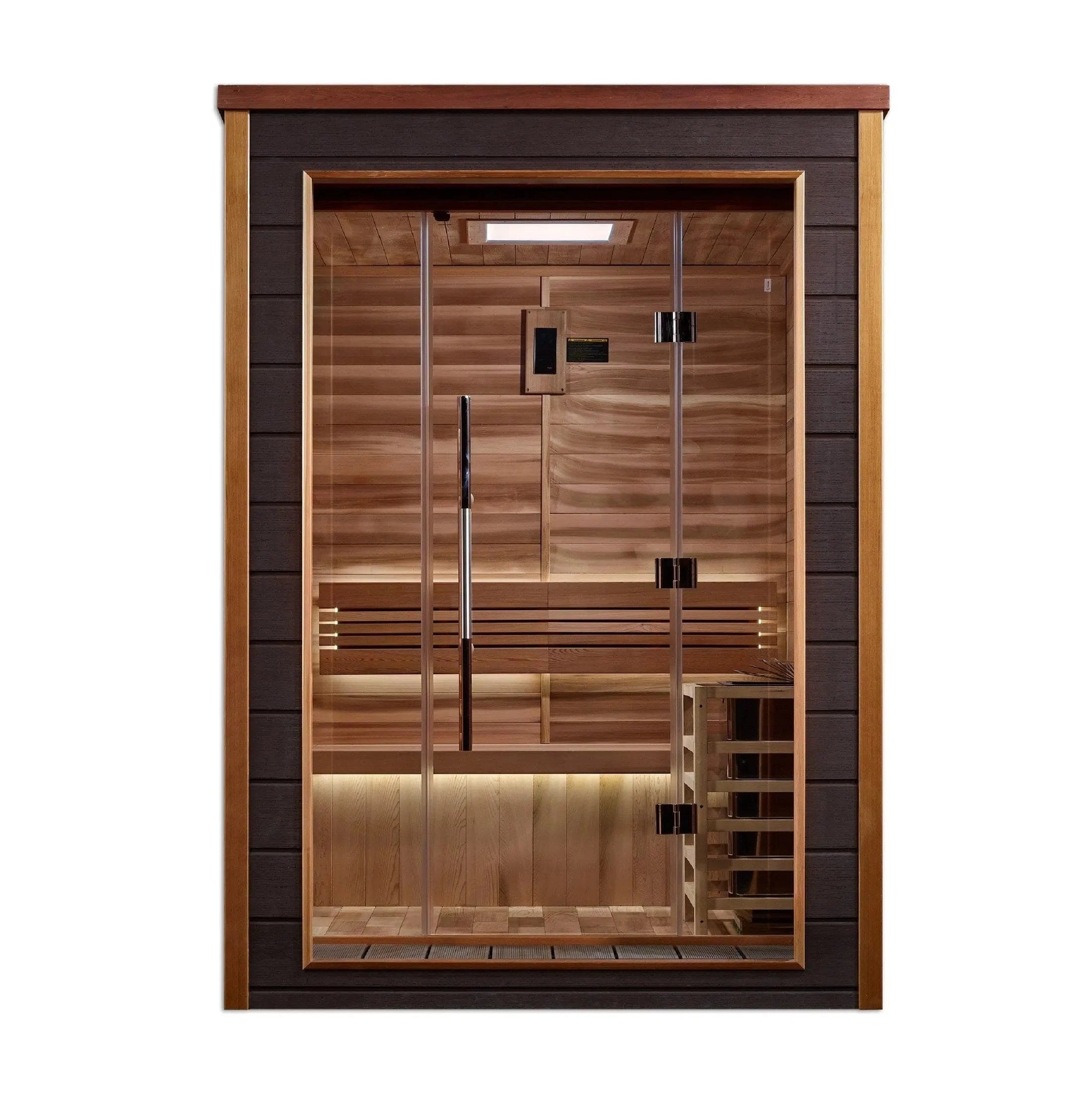 Golden Designs Sauna Golden Designs Narvik 2 Person Outdoor Traditional Sauna GDI-8202-01