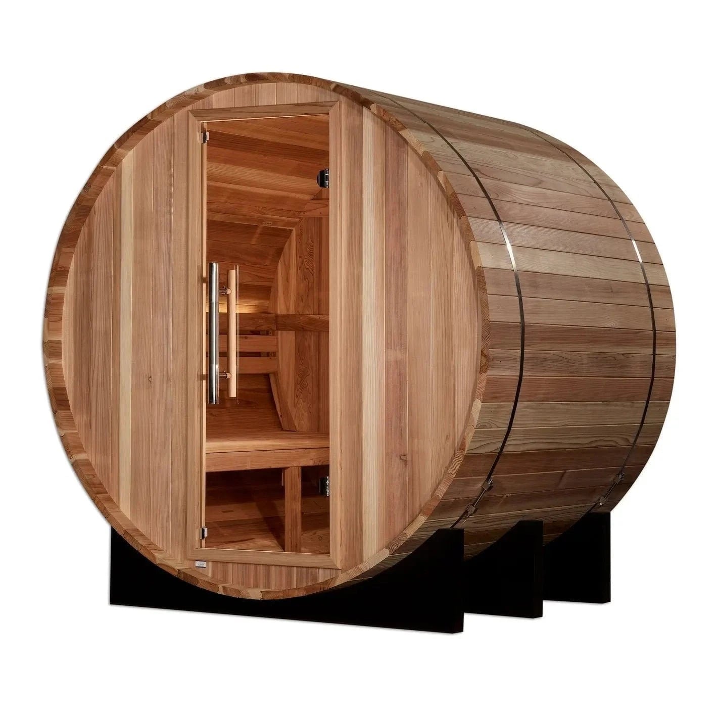 Golden Designs Sauna Golden Designs "St. Moritz" 2 Person Barrel Traditional Sauna  GDI-B002-01