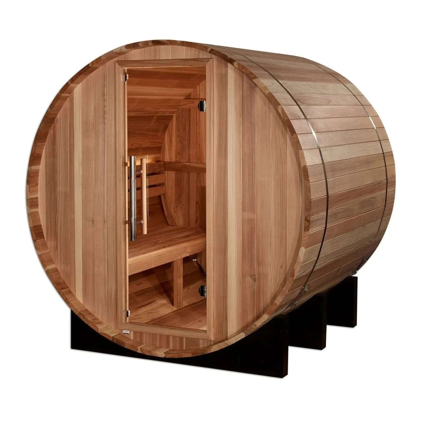 Golden Designs Sauna Golden Designs "St. Moritz" 2 Person Barrel Traditional Sauna  GDI-B002-01