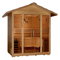 Golden Designs Sauna Golden Designs "Vorarlberg" 5 Person Traditional Outdoor Sauna GDI-8105-01